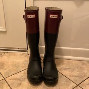 Hunter Rain Boots, Women’s Tall, Color Block